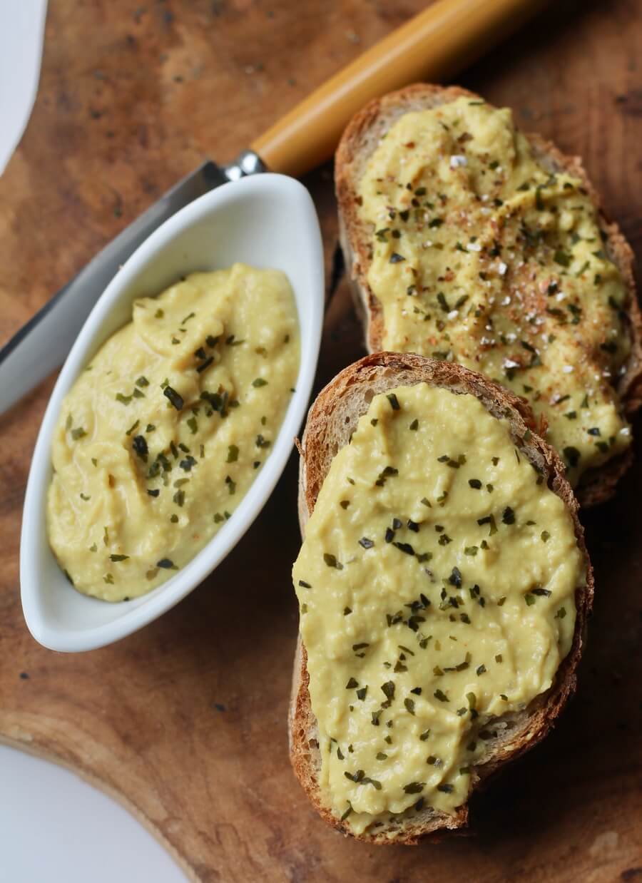 Recette Houmous aux tendres paillettes de Wakamé