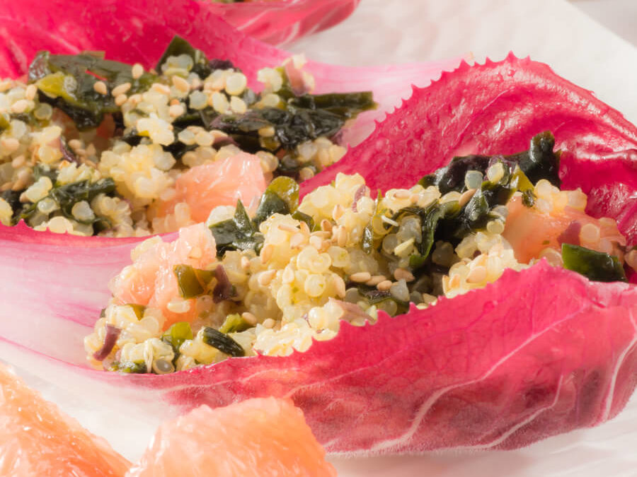 Salade de quinoa fruitée au Wakamé