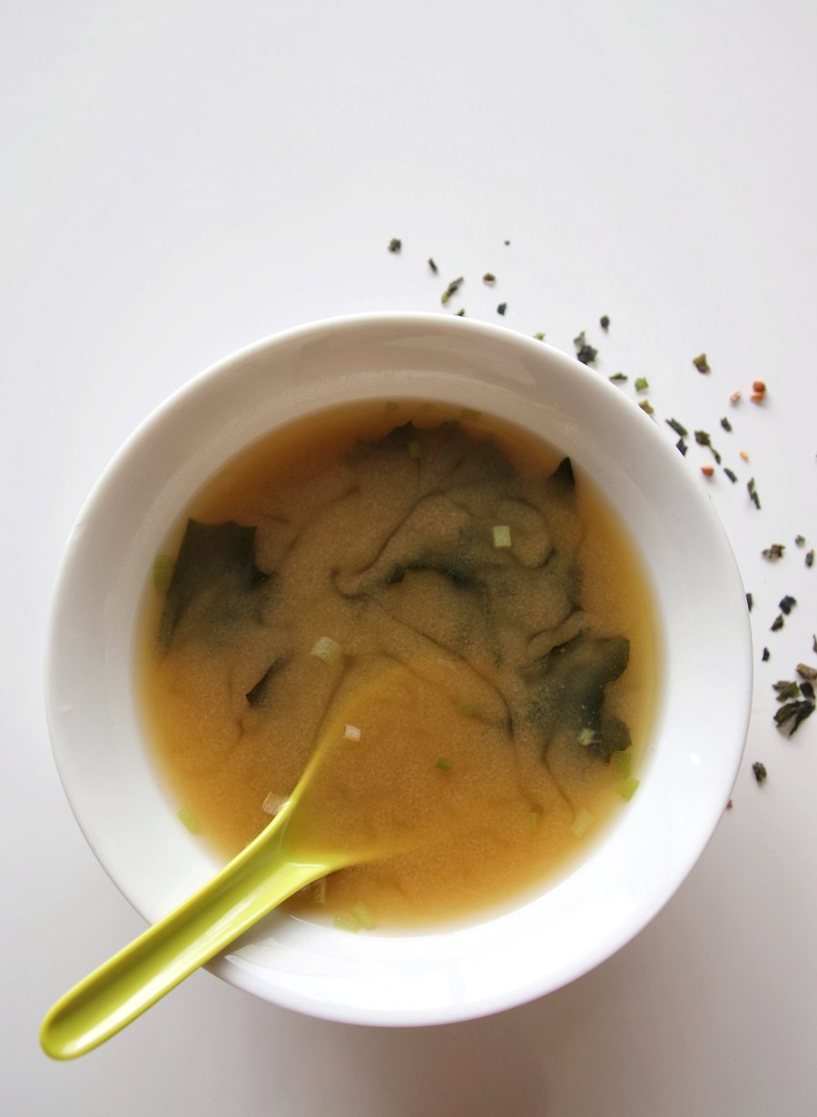 Soupe miso algue wakame