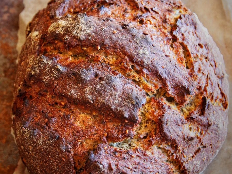 Pain aux algues en cocotte