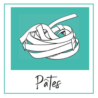 Les pâtes gastronomiques