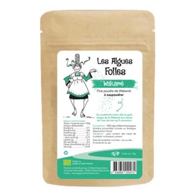 Algues folles Wakamé bio 50g